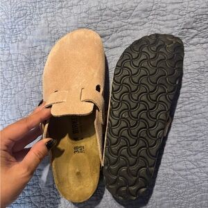 Birkenstock pink Suede Loafers